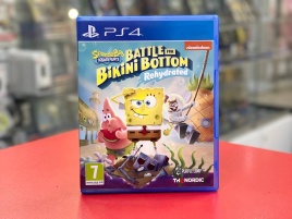 PS4 Губка Боб / SpongeBob SquarePants: Battle For Bikini Bottom – Rehydrated CUSA-14909 (Русские субтитры) Б/У