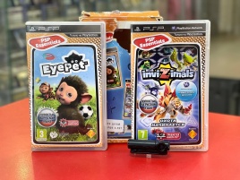 Набор: игра EyePet + игра Invizimals + камера (PSP)