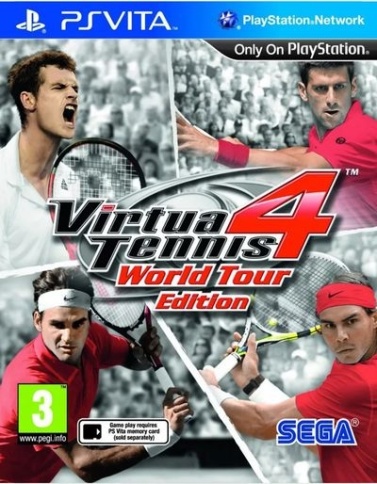 PS VITA Virtua Tennis 4: World Tour Edition PCSB-00031 (Русские субтитры) Б/У фото 1