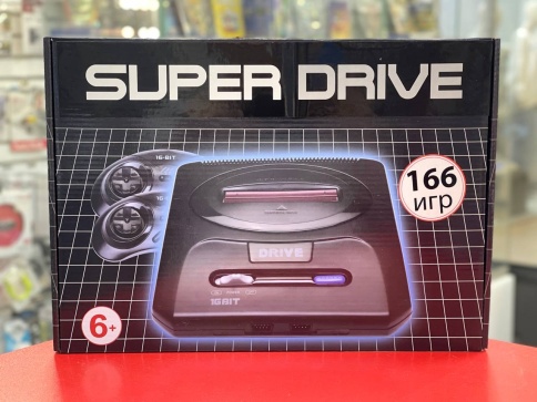 Игровая приставка 16bit SuperDrive Classic (166-in-1) фото 1