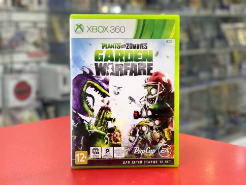 XBOX 360 - Plants vs Zombies Garden Warfare Английская версия (Б/У) фото 1