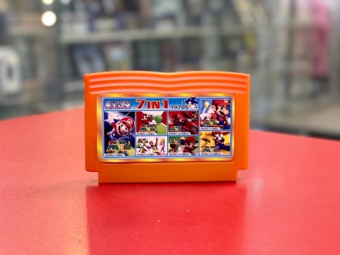 Картридж 8-Bit - 7в1 Mario 8-bit Dendy фото 1