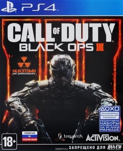 PS4 Call of Duty: Black Ops 3 Б/У CUSA-02627 (Полностью на русском ...