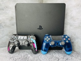 Sony Playstation 4 Slim 500GB CUH-2108A, S/N: 02274524541493403 (PS4, Б/У, 3 игры)