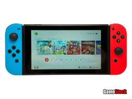 Игровая приставка Nintendo Switch Rev 2 Прошитая с играми, HAC-001(-01) S/N:XKJ40018687954