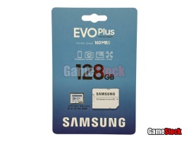 Карта памяти microSDXC 128Gb Samsung, EVO PLUS, Class10 A2 UHS-I U3 V30, R/W 90/160MB/s, с адаптером