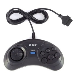 8bit Controller проводной (форма Sega) 15р широкий разъем