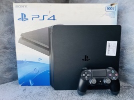 Sony Playstation 4 Slim 500GB CUH-2008A, С коробкой, S/N: 03274523805702269 (PS4, Б/У, 2 Игры) ПО: 11.00