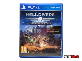 PS4 Helldivers: Super-Earth Ultimate Edition (Б/У, Полностью на русском языке, CUSA-02974)