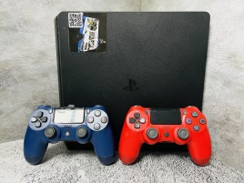 Sony Playstation 4 Slim 1TB CUH-2208B, Без коробки, S/N: 02274526101518738 (PS4, Б/У)