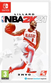 NBA 2K21 (Nintendo Switch, Английская версия, Б/У)
