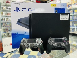 Sony Playstation 4 Slim 1TB CUH-2208B, Коробка , S/N: 02274526101893196 (PS4, без игр, Б/У, 12.00)