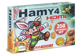 Игровая приставка Hamy 4 HDMI (350в1), коробка в стиле Марио