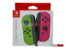 Набор из двух контроллеров Joy-Con Сontrollers (неоновый зеленый / неоновый розовый) (Green/Pink)