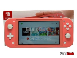 Игровая приставка Nintendo Switch Lite 32GB+128GB (Б/У, Коралловый, прошитая SN: XJJ10021669988)