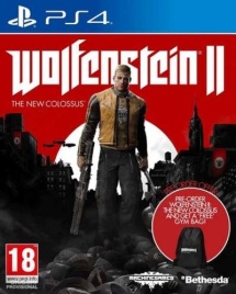 PS4 Wolfenstein 2 The New Colossus CUSA-07378 (Полностью на русском языке) Новый, без заводской обложки