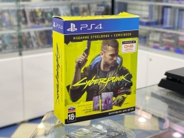 PS4 Cyberpunk 2077 Steelbook Edition + ComicBook Б/У CUSA-16579 (Полностью на русском языке)