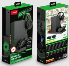 XBox Series X Многофункциональная подставка для консоли и двух джойст.+аккум.(2шт) (Pega PG-XBX013)