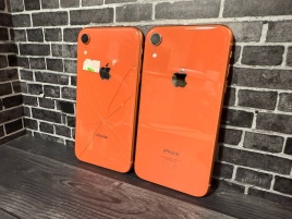 Корпус для iPhone XR Оранжевый 2шт. Б/У