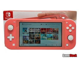 Nintendo Switch Lite 128+32GB Коралловый БУ, прошитая