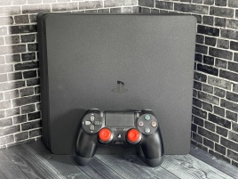 Sony Playstation 4 Slim 500GB CUH-2008A, С коробкой, S/N: 03274523805762753 (PS4, Б/У, 2 Игры)