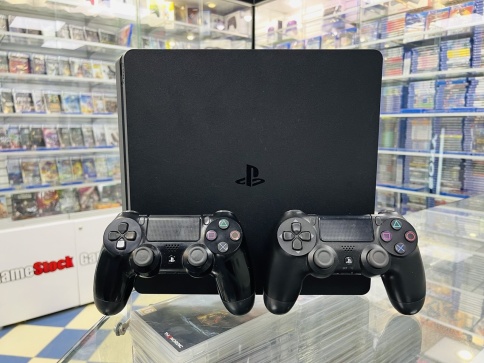 Sony Playstation 4 Slim 500GB CUH-2108A, без коробки, S/N: 02274524541539353  (PS4, Б/У) фото 1