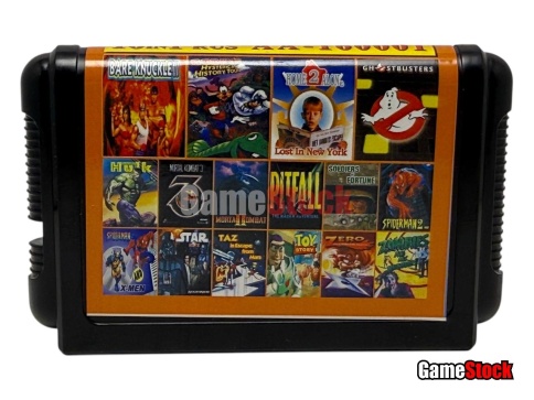 Картридж 16-Bit - 16в1 BARE KNUCKLE 3/M K 2,3/ SPIDER MEN 2,3/TOY STORY+... фото 3