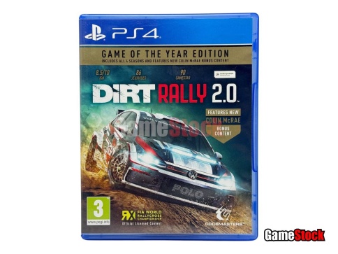 PS4 Dirt Rally 2.0 Game of the Year Edition (Б/У, Английская версия, CUSA-12747) фото 1