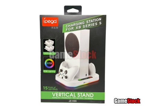 XBox Series S Многофункциональная подставка для консоли и 2х геймпадов.+аккум.(2шт) (Pega PG-XBS012) фото 1