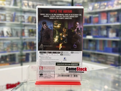 Resident Evil Triple Pack (Nintendo Switch, Английская версия, Б/У) фото 2
