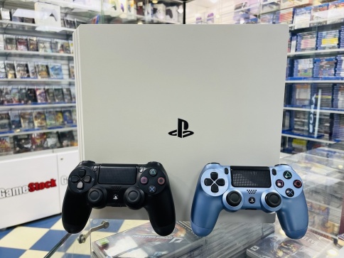 Sony Playstation 4 Pro 1TB CUH-7218B, Без коробки, S/N: 03274526575634902(Б/У, PS4 Pro) Белая фото 2