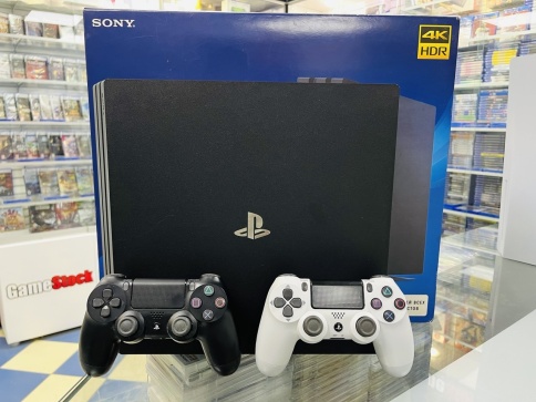 Sony Playstation 4 Pro 1TB CUH-7208B, С коробкой (Б/У) S/N:02274526441258353  (PS4 Pro) фото 1