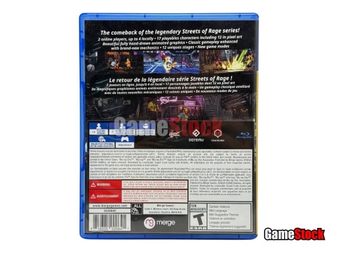 PS4 Streets of Rage 4 (Б/У, Русские субтитры, CUSA-20483) фото 3