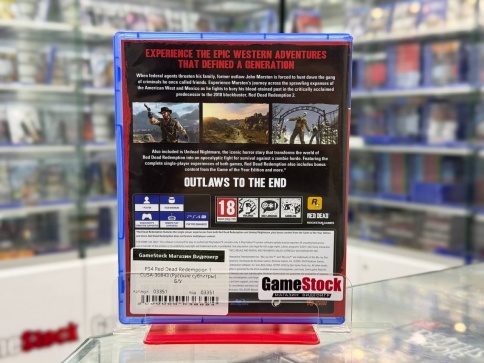 PS4 Red Dead Redemption 1 (Б/У, Русские субтитры, CUSA-36843) фото 2