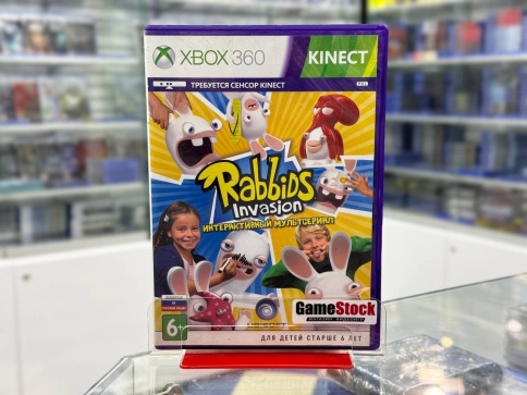 Xbox 360 - Rabbids Invasion (только для Kinect) Б/У (Полностью на русском языке) фото 2