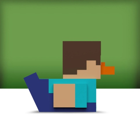 Фигурка-утка Tubbz Minecraft Steve (Мини издание) фото 7