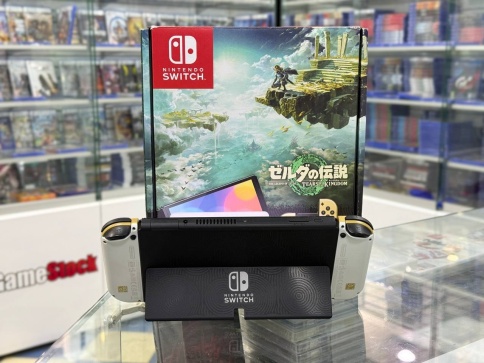 Игровая приставка Nintendo Switch Oled Zelda Edition, HEG-001 SN:XTJ70838747323 Б/У, Полный комплект фото 2