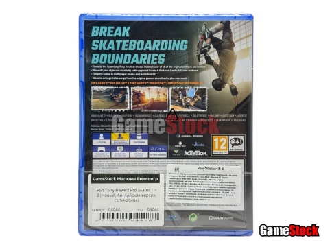 PS4 Tony Hawk's Pro Skater 1 + 2 (Новый, Английская версия, CUSA-20464) фото 2
