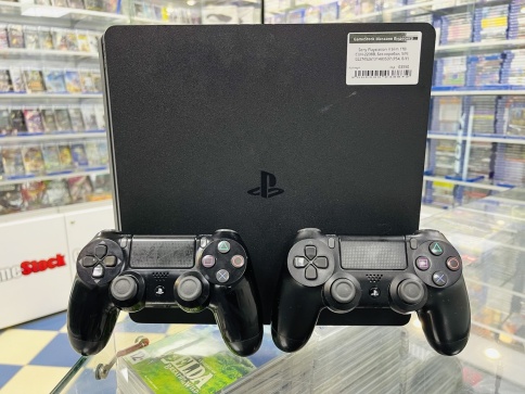 Sony Playstation 4 Slim 1TB CUH-2208B, Без коробки, S/N: 02274526101480537  (PS4, Б/У) фото 2