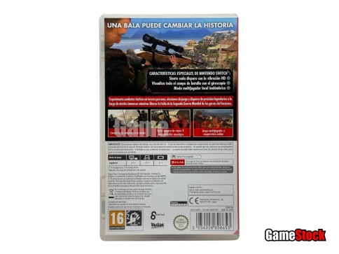 Sniper Elite 4 (Nintendo Switch, Русские субтитры, Б/У) фото 2