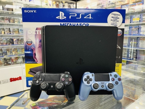 Sony Playstation 4 Slim 1TB CUH-2208B, С коробкой, S/N: 02274526101610616  (PS4, Б/У) фото 2