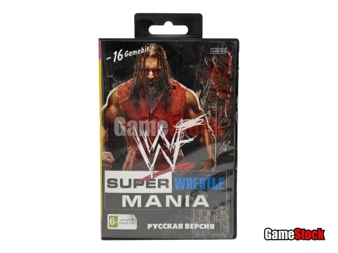 Картридж 16-Bit - WWF SUPER WRESTLE MANIA фото 1