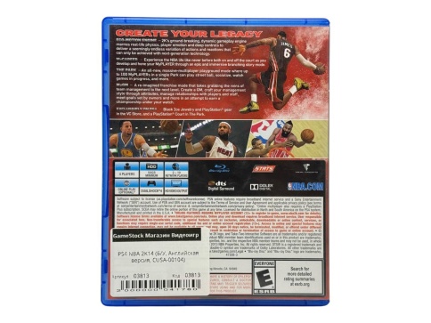 PS4 NBA 2K14 (Б/У, Английская версия, CUSA-00104) фото 2