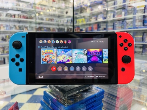Игровая приставка Nintendo Switch Rev 1 HAC-001 SN:XAJ70034482776 фото 1
