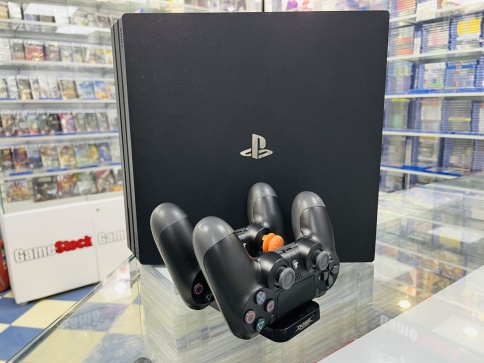 Sony Playstation 4 Pro 1TB CUH-7108B, С коробкой, S/N: 02274525371270284 (Б/У, PS4 Pro), ПО: 12.02 фото 1