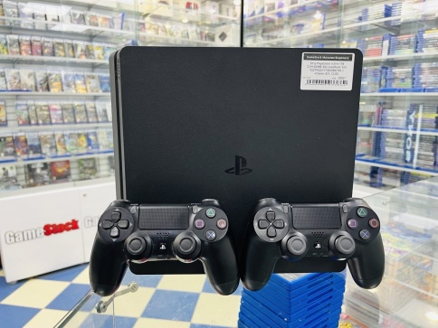 Sony Playstation 4 Slim 1TB CUH-2208B, Без коробки, S/N:  02274526101332084(PS4, с играми, Б/У, 12.00) фото 1