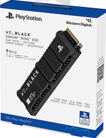 Внутренний накопитель PS5 WD SN850P NVMe SSD 4TB фото 1