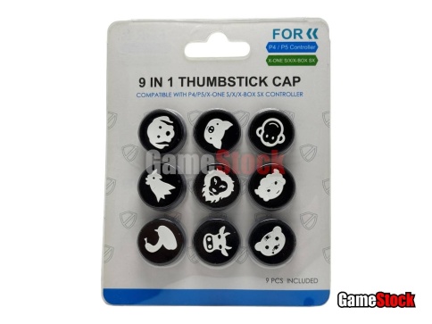 PS5 Набор насадок KJH THUMBSTICK из 9-ти насадок на стики (KJH P5-011) фото 2