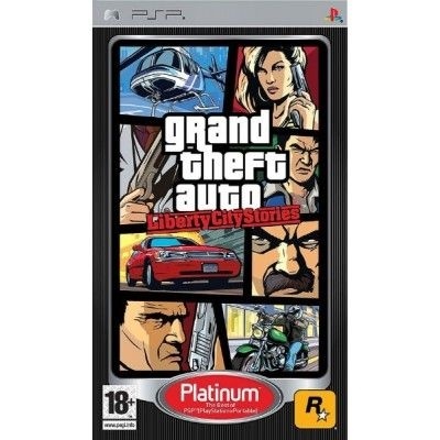 PSP GTA Liberty City Stories ULES-00151 (Английская версия, без коробки, Б/У) фото 1