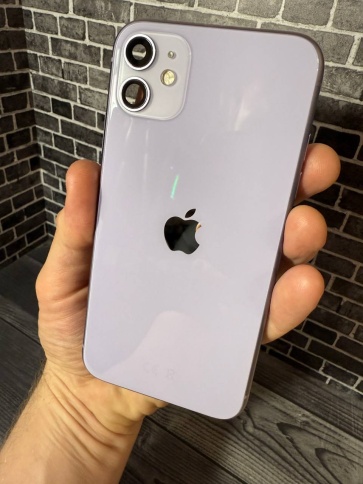 Корпус для iPhone 11, Фиолетовый, оригинал, Б/У фото 4